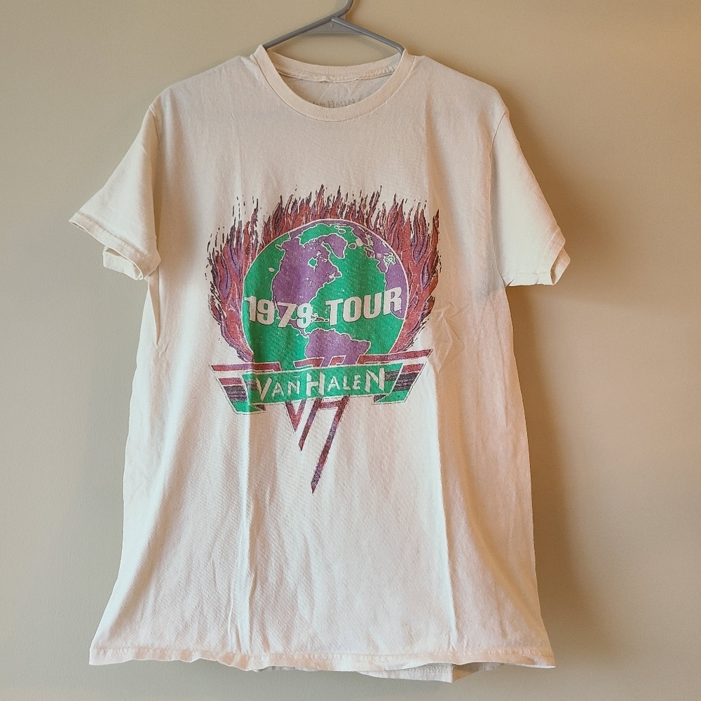 Van Halen world tour 1979 men's t-shirt sz.M
